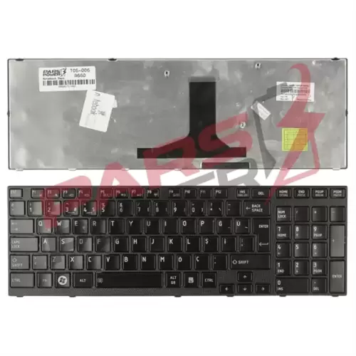 Toshiba Satellite A665-13W, A665-143 Notebook Klavye (Siyah TR)