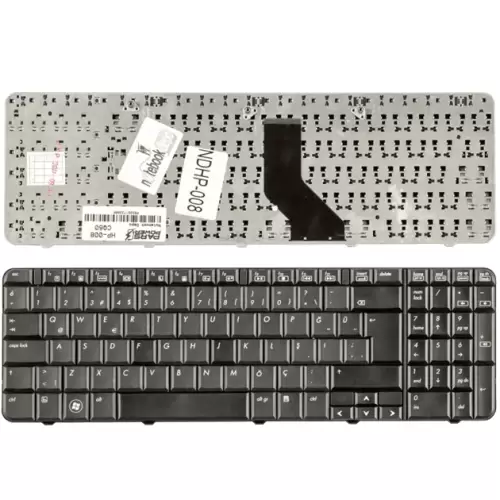 HP 496771-141, 502958-141, 535009-141 Notebook Klavye (Siyah TR)