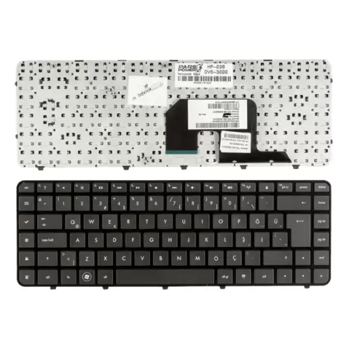 HP 593296-141, 594597-141, 597630-141 Notebook Klavye (Siyah TR)