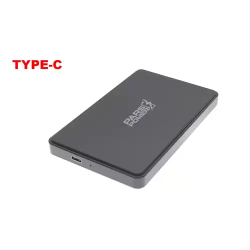 Pars Power 2.5 Sata Type-C 3.1 Harici HDD - SSD USB-C External Harddisk Kutusu PARSHDDTYPE