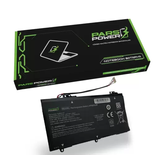 HP Pavilion SE03XL, TPN-Q171 Batarya - Pil (Pars Power)