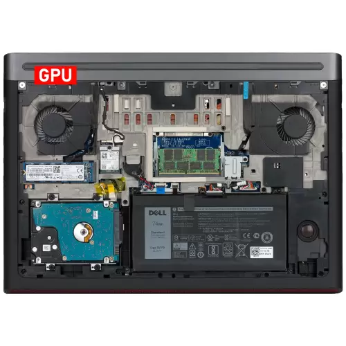 Dell inspiron 15 Gaming P65F002 GPU-VGA Fan - Ekran Kartı Fanı