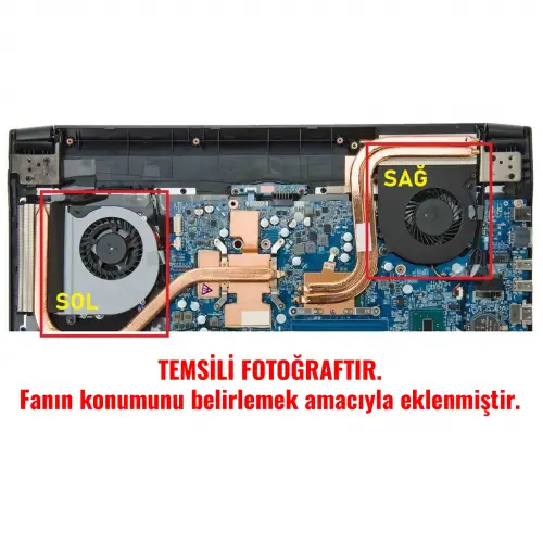 Monster Abra A5 V11.1 Uyumlu CPU Fan, işlemci Fanı