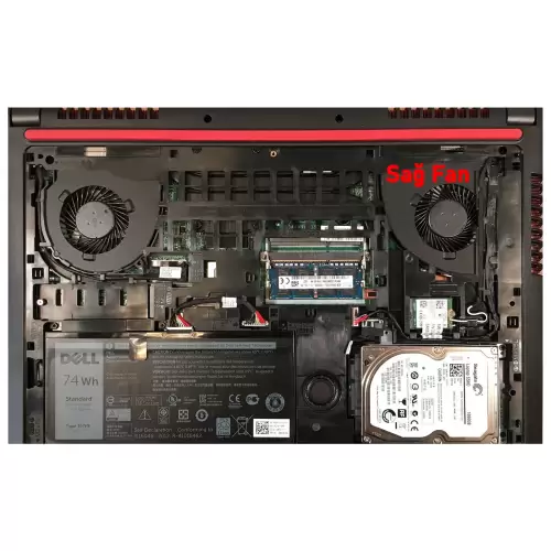 Dell inspiron 7559 UTB70W81C Cpu-Gpu Fan - İşlemci Fanı