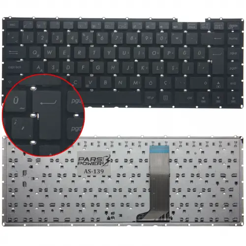 Asus 90NB0A71-R31TU0 Klavye (Siyah TR)