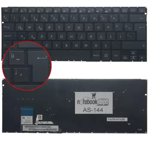 Asus ZenBook UX303UB-TR761SQ Klavye Işıklı (Siyah TR)