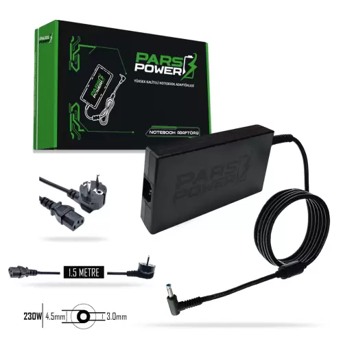 Hp Pavilion Gaming TPN-DA21, TPN-LA21 Adaptör Şarj Aleti-Cihazı (Pars Power)