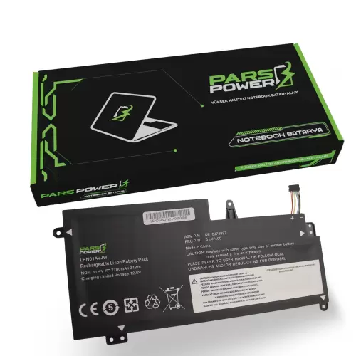 Lenovo Thinkpad 01AV400, 01AV401 Batarya - Pil (Pars Power)