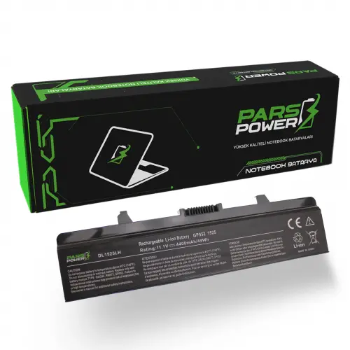 Dell 0GW241, 0GW252, 0Hp277, 0Hp297 Notebook Batarya - Pil (Pars Power)