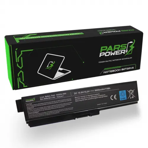 Toshiba PA3616U-1BAS, PA3634U-1BAS Notebook Batarya - Pil (Pars Power)
