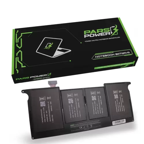 Apple MacBook Air 11 A1406 , A1370 (2011) Batarya - Pil (Pars Power)