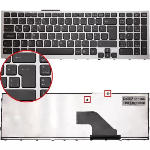 Sony Vaio TR148781731 Klavye (Siyah TR)