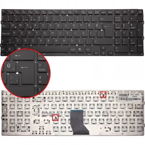 Notebook Klavye SNY-028