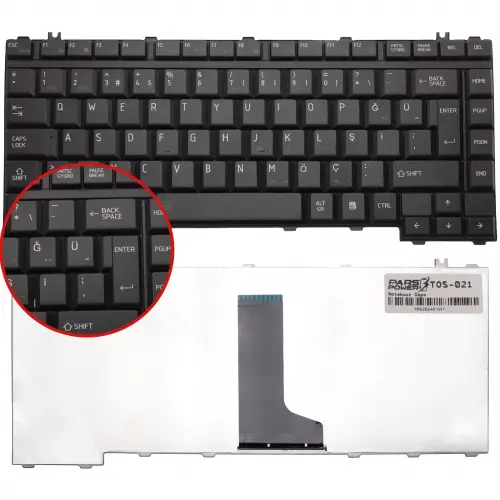 Toshiba 0G382600810M, 6037B0017202, 6037B0017205 Notebook Klavye (Siyah TR)