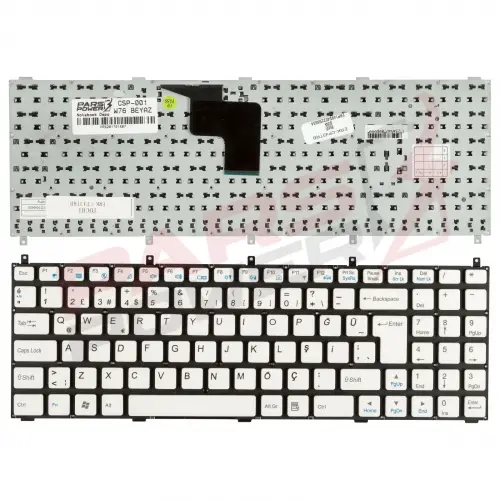 Exper W258Hp Notebook Klavye (Beyaz TR)