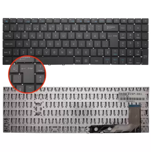 Casper Nirvana C370.4020 Notebook Klavye (Siyah TR)