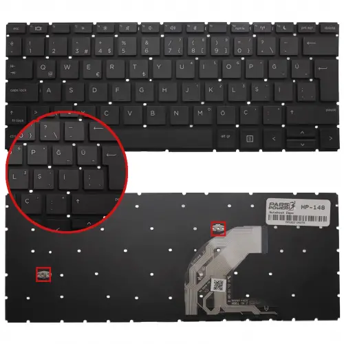 Hp ProBook 430 G7 (8VT60EA) Klavye (Siyah TR)