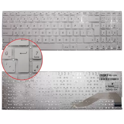 Asus MB349-008 REV: TR Klavye (Beyaz TR)