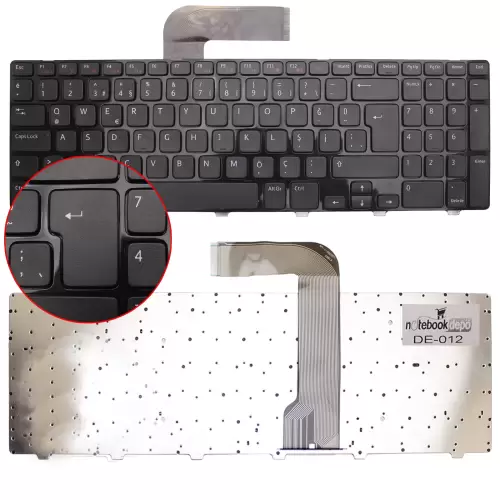 Dell 04DFCJ, 08JKNX, 0P4R7V, 0RJ4NX Notebook Klavye (Siyah TR)