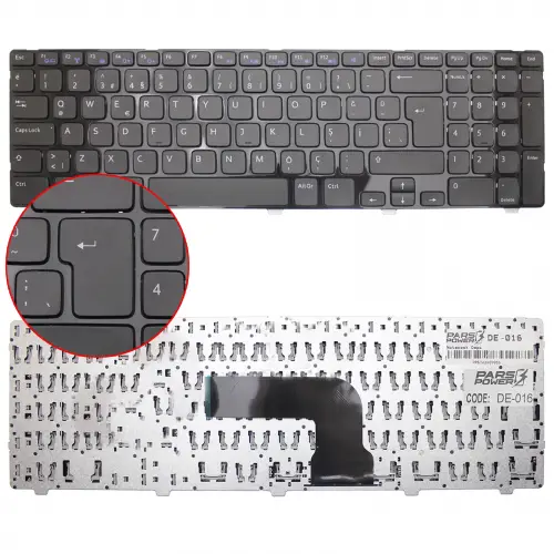 Dell 09D97X, 0WVTGR, 0YH3FC, NSK-LA001 Notebook Klavye (Siyah TR)