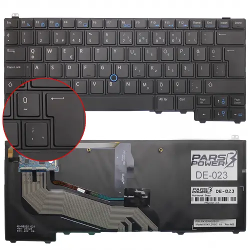Dell 03KK86/3KK86 Notebook Klavye (Siyah TR)