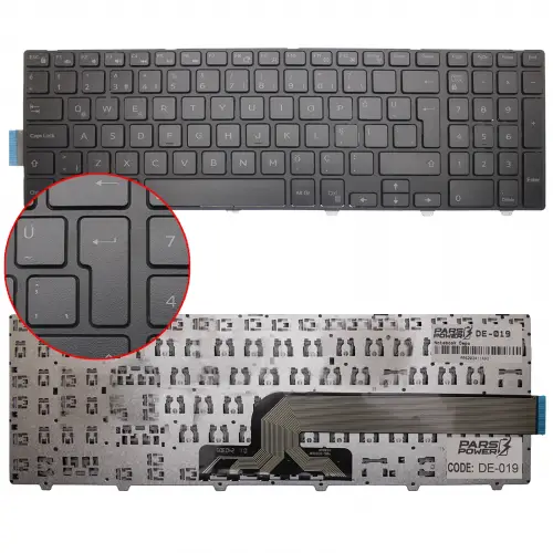 Dell 051CHY, 08XN93, 0G7P48, 0KPP2C Notebook Klavye (Siyah TR)