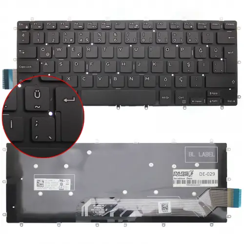 Dell 717Y9, 0717Y9 Notebook Klavye (Siyah TR)