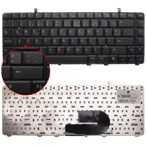 Dell Vostro 1014, 1015, 1088 Notebook Klavye (Siyah TR)