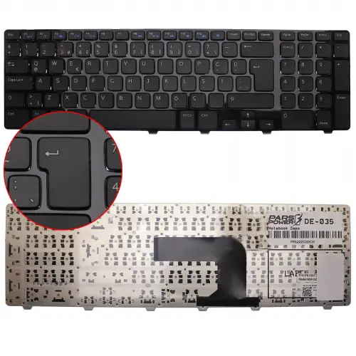 Dell 0JJNFF, 1XVY2 Notebook Klavye (Siyah TR)