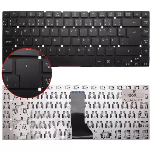 Acer Aspire 3830, 3830G, 3830T, 3830TG, 4755 Notebook Klavye (Siyah TR)