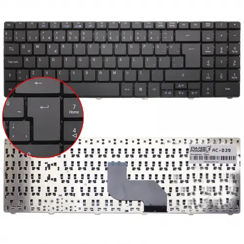 Acer 6037B0043301, 9500274FV30A Notebook Klavye (Siyah TR)