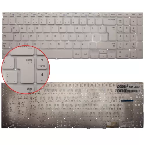 Samsung BA75-04345F, CNBA5903622F, SG-58700-28A Notebook Klavye (Beyaz TR)