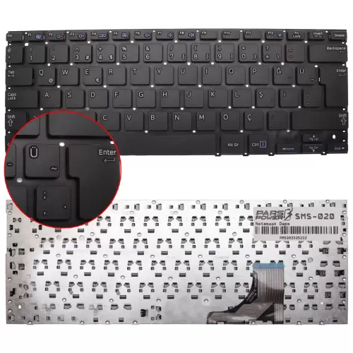 Samsung NP540U3C-A05TR Notebook Klavye (Siyah TR)