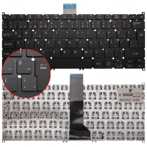 Acer 3090049VHSA, AEZHJA00110 Notebook Klavye (Siyah TR)