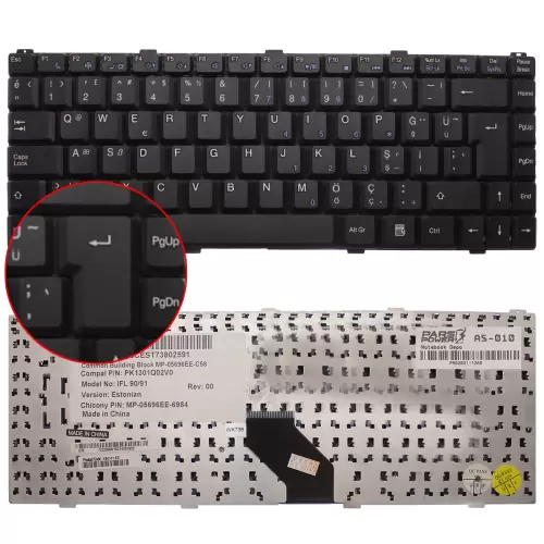 Beko BNB 576SR Notebook Klavye (Siyah TR)