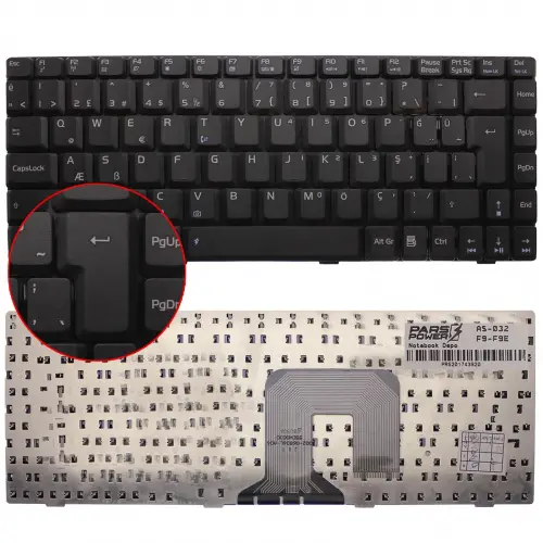 Asus 04GNER1KTU00-1, 04GNER1KUS00-1 Notebook Klavye (Siyah TR)