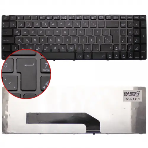 Asus 04GNV33KUS04-3, 04GNV91KTU00-2 Notebook Klavye (Siyah TR)