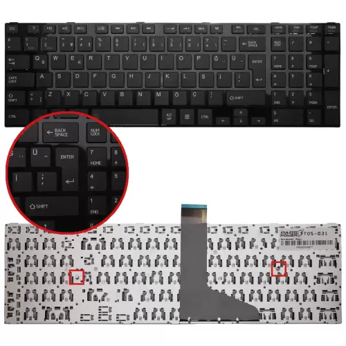 Notebook Klavye TOS-031