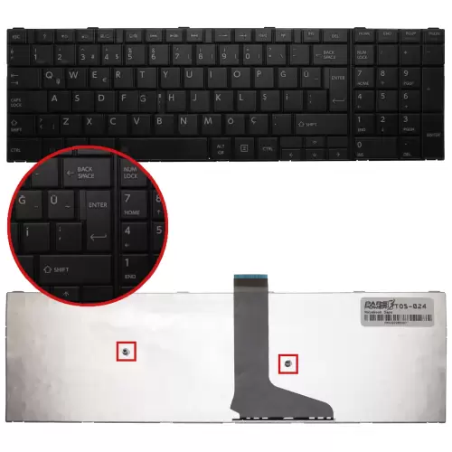 Toshiba Satellite U50T-A Klavye (Siyah TR)