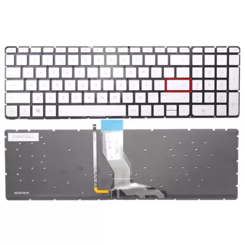 HP ENVY 15-ae101nt (N7L03EA) Klavye Işıklı (Gümüş TR)
