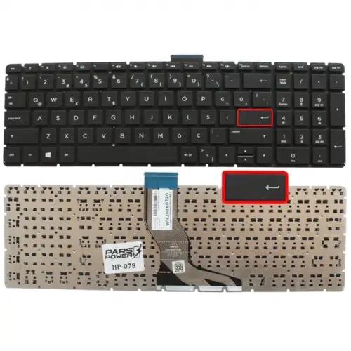 HP ENVY 15-ae101nt (N7L03EA) Klavye (Siyah TR)