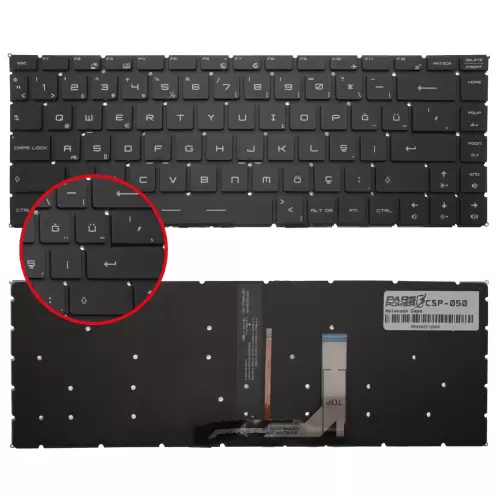 Msi NSK-FDABN Klavye Işıklı (Siyah TR)