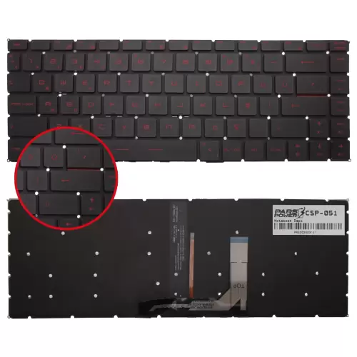 Msi NSK-FDABN Klavye Işıklı (Siyah TR)