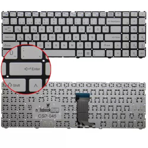 Casper Nirvana AELG9A00020 LG9, MP-12K73TQ-9207 Klavye (Beyaz TR)