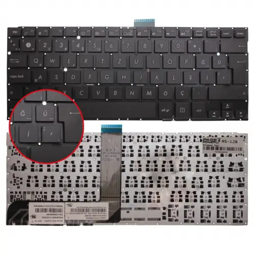 Asus Transformer Book Flip TP300LJ, TP300LD Klavye (Siyah TR)