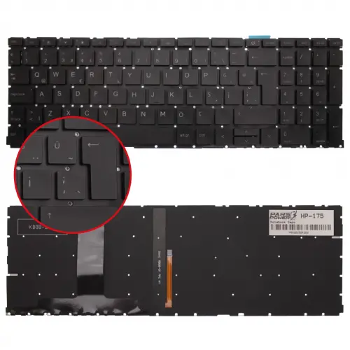 Hp EliteBook 655 G10 (85D25EA) Klavye Işıklı (Siyah TR)