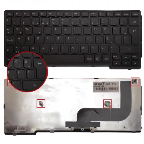 Lenovo ideaPad s210 Type 80AN Klavye (Siyah TR)