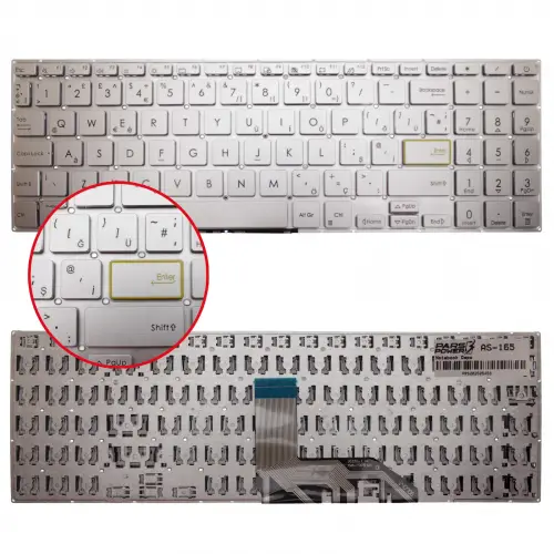 Asus AS-165 Klavye (Gümüş TR)