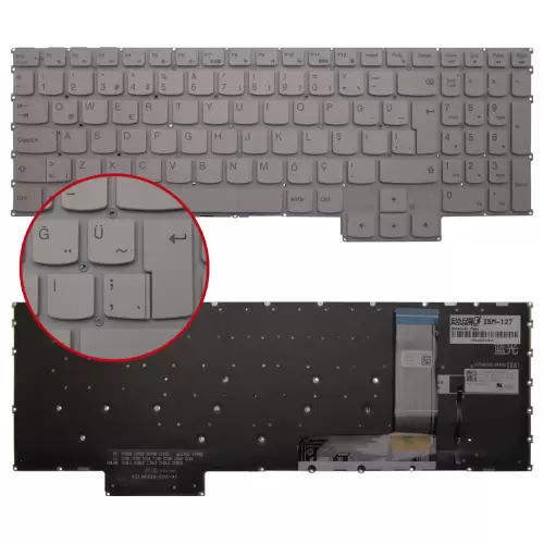 Lenovo IdeaPad Gaming 3-15ARH7 Type 82SB Klavye Işıklı (Beyaz TR)