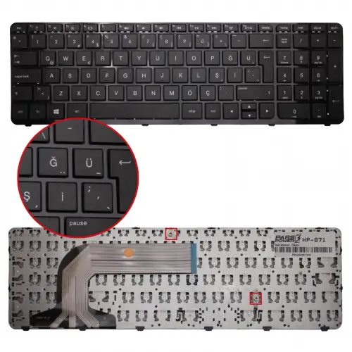 Hp Pavilion 17-e060st (E1U07EA) Notebook Klavye (Siyah TR)